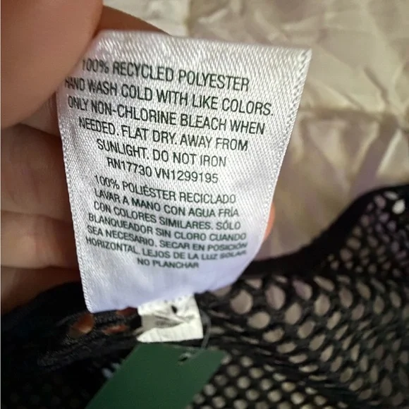 wild fable Black Fringe Mesh Swim Coverup - Picture 3 of 6